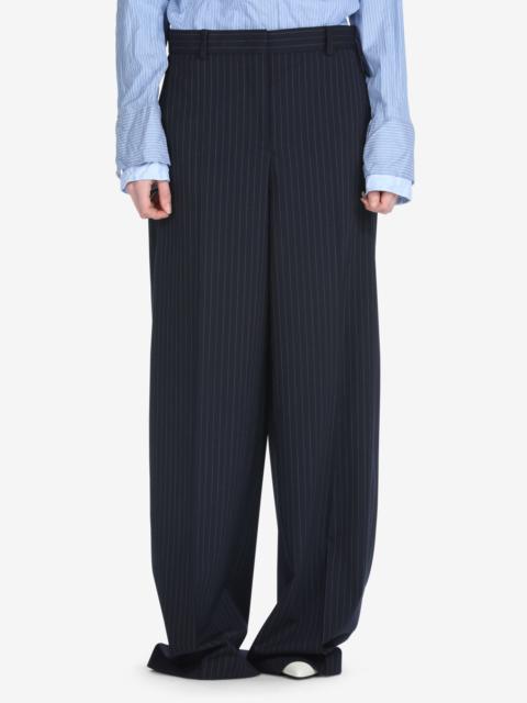 N°21 PINSTRIPE WIDE-LEG TROUSERS