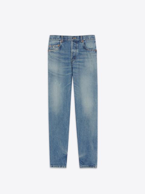 SAINT LAURENT vanessa jeans in charlotte blue denim