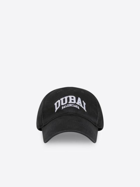 BALENCIAGA Men's Cities Dubai Cap in Black