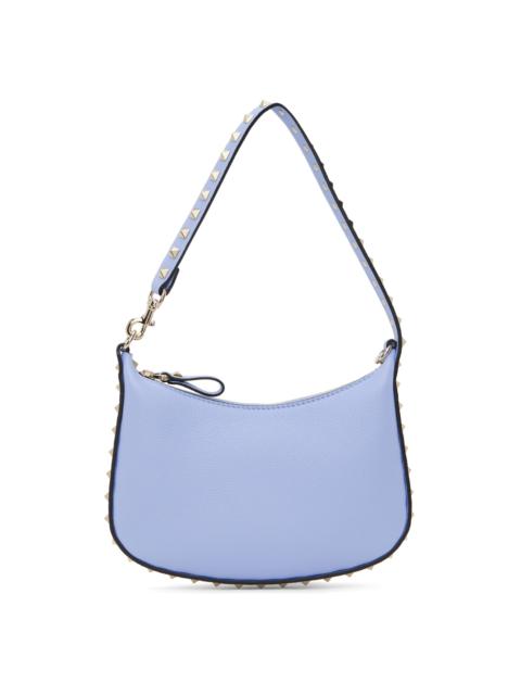 Blue Mini Rockstud Shoulder Bag