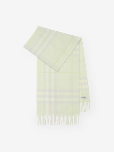 Burberry Check Cashmere Scarf