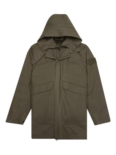 Stone Island cotton hooded jacket