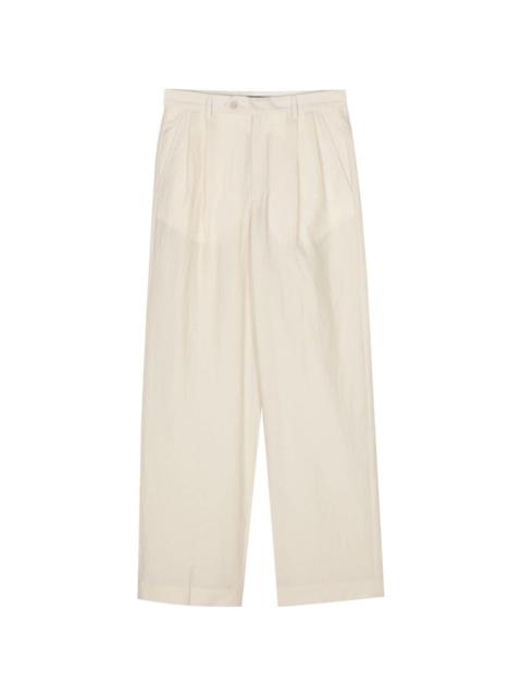 A.P.C. crepe straight trousers