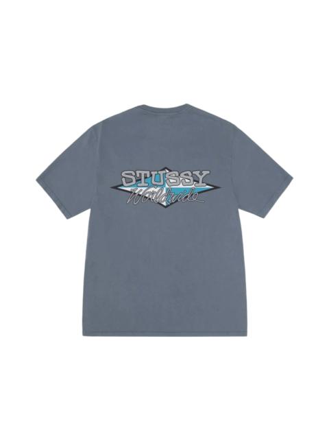 Stüssy Stussy Worldwide Diamond Pigment Dyed Tee Navy