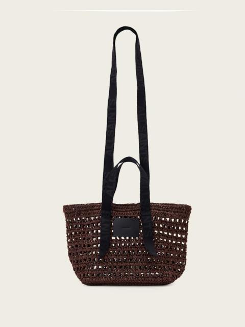 ALLSAINTS CELAYNE CROCHET WOVEN MESH BAG