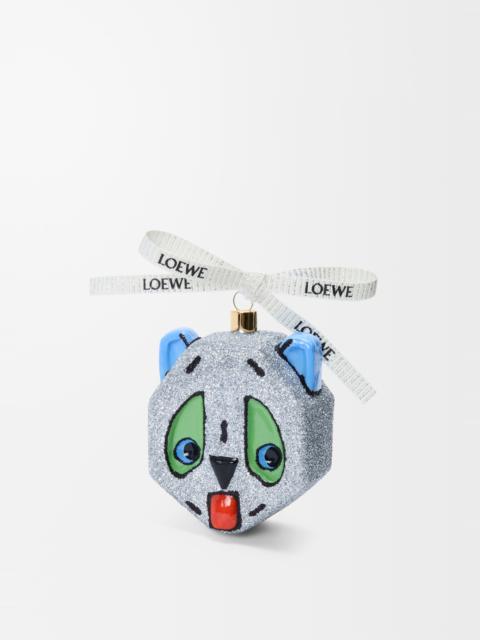 Loewe Futurist Cat bauble in blown glass