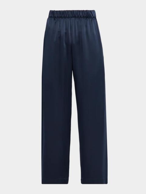 SABLYN Brynn Wide-Leg Silk Pants