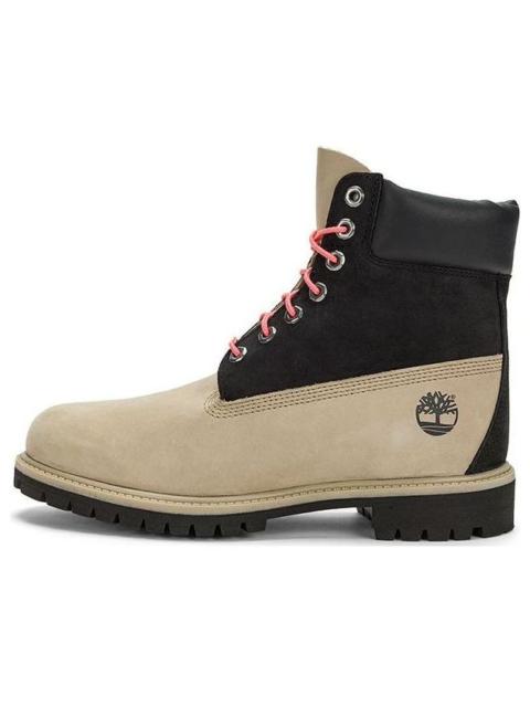Timberland Timberland Premium 6 Inch Waterproof Boots 'Black Regenerative Leather Brown' A5RE4W