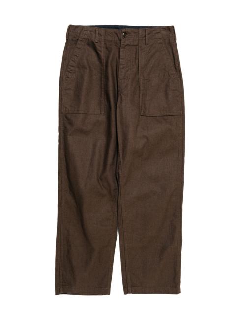 Engineered Garments Fatigue Pant Brown 10oz Duck Canvas