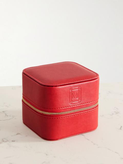 MATEO Vegan leather jewelry case Red