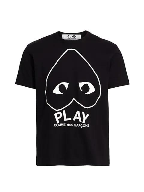 Comme des Garçons PLAY Upside-Down Heart Logo T-Shirt