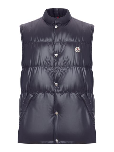 Moncler RESTIGO QUILTED VEST WITH LOGO PATCH