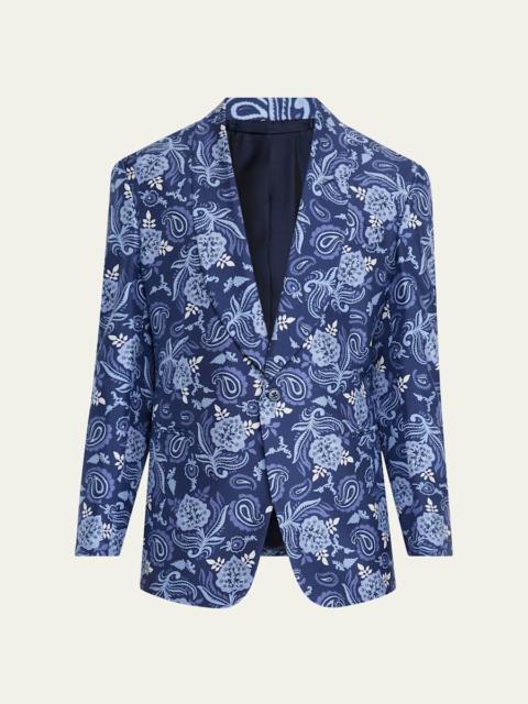 Ralph Lauren Men's Kent Paisley Silk Sport Coat