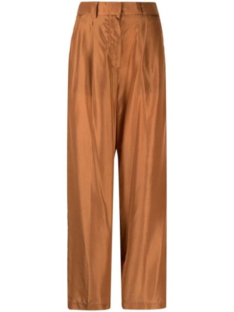 forte_forte wide-leg silk trousers