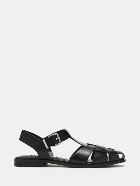 STEVE MADDEN FISK BLACK LEATHER
