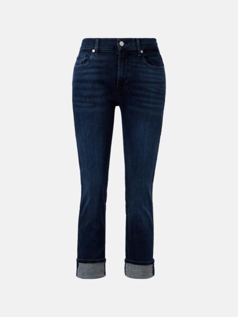 7 For All Mankind Relaxed Skinny cropped skinny jeans