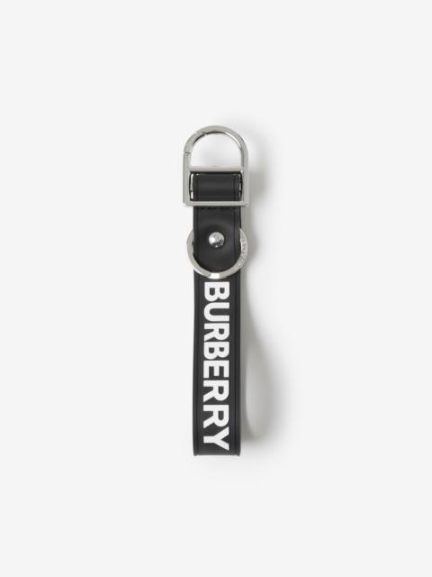Burberry Logo Detail Silicone Key Ring