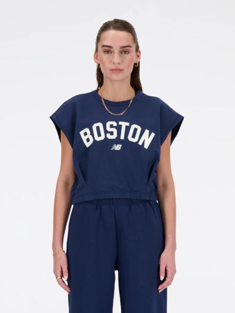 New Balance Heritage French Terry Crop T-Shirt