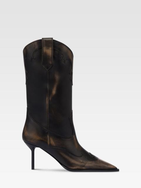 PARIS TEXAS Brushed leather boot