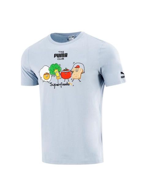 PUMA PUMA Club Graphic T-Shirt 'Blue' 533197-61