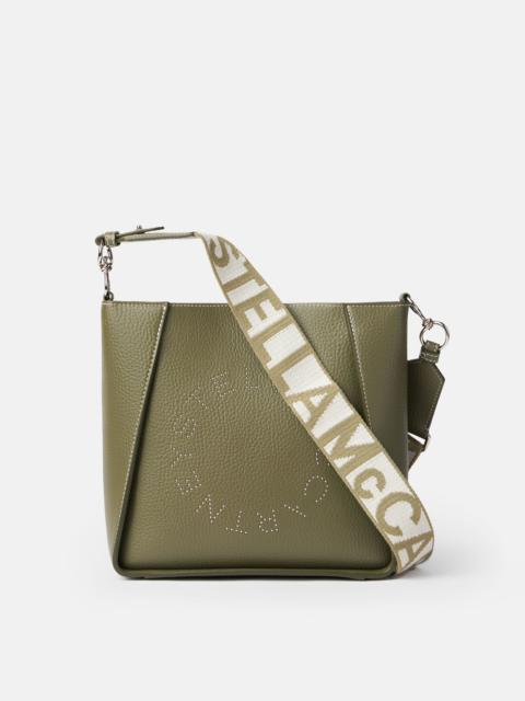 Stella McCartney Logo Studded Grainy Alter Mat Shoulder Bag