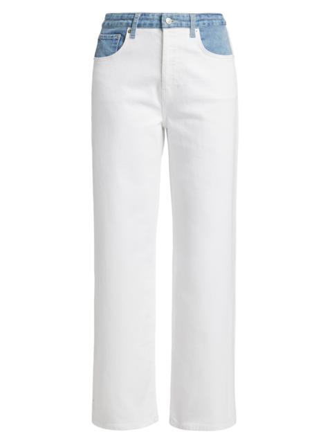 Rails Women's Del Mar Stretch-Denim Straight Jeans - Skipper White