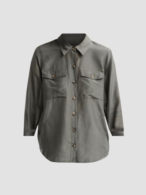 L'AGENCE Women's Pearson Military Blouse - Ash Olive