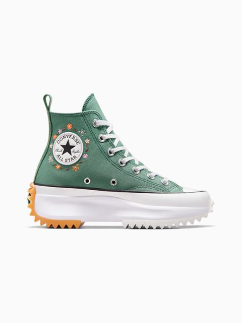 Converse Run Star Hike Platform Little Flowers