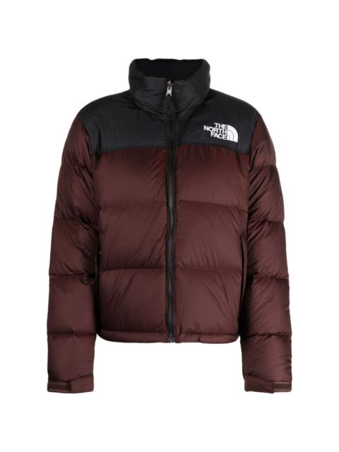 The North Face logo-embroidered padded jacket