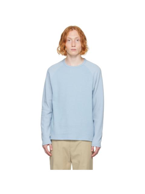 Vince Blue Shawl Collar Henley