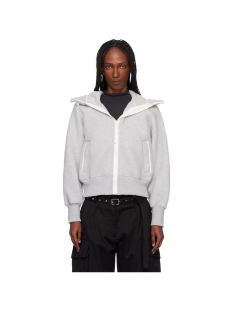 Canada Goose Gray 'White Label' Chilliwack Bomber Jacket