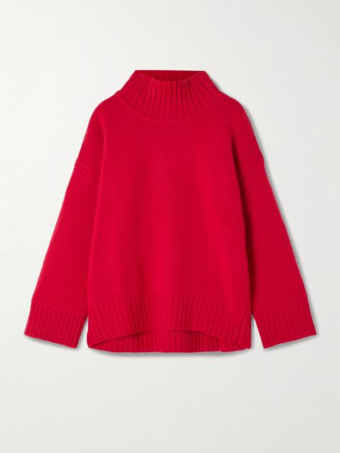 LA LIGNE Archie Wool And Cashmere-blend Mock-neck Sweater