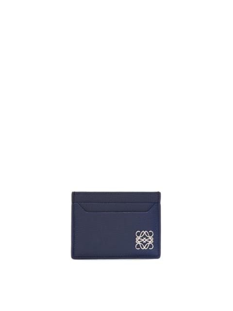 Loewe Anagram plain cardholder in pebble grain calfskin
