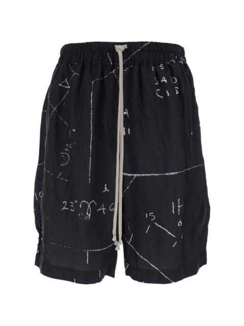 Rick Owens drawstring-fastening shorts