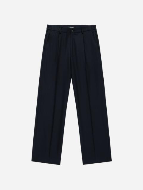 3sixteen Pleated Trouser - Black Wool