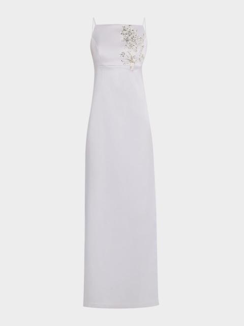 SACHIN & BABI Pryce Embellished Mikado Column Gown