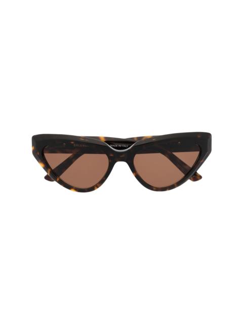 logo-plaque cat-eye sunglasses