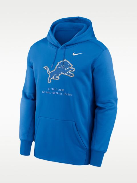 Nike Detroit Lions Men's Nike Therma NFL Pullover Hoodie