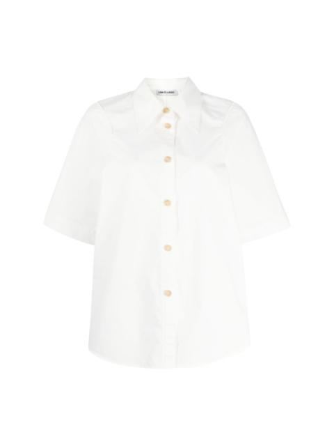 LOW CLASSIC pointed-collar cotton shirt
