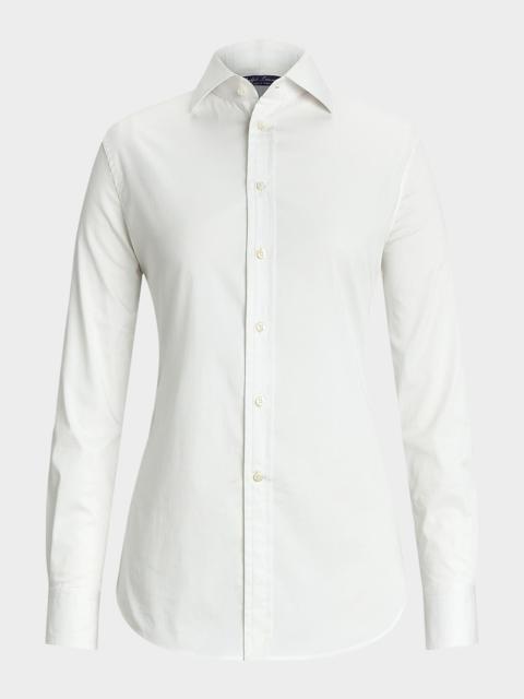 Ralph Lauren Charmain Slim-Fit Stretch Poplin Shirt