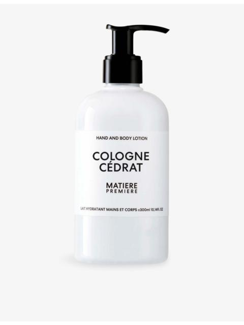 MATIERE PREMIERE Cologne Cedrat Hand and Body Lotion 300ml