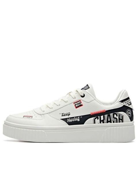 ANTA ANTA Skateboarding Series Sneakers 'White Black' 111938021R-4