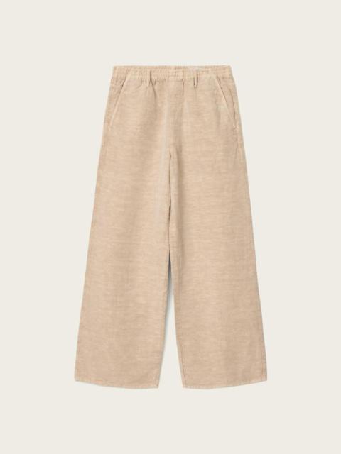 ALLSAINTS KORTEN LOOSE FIT LINEN BLEND PANTS