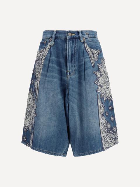 R13 Denim Shorts