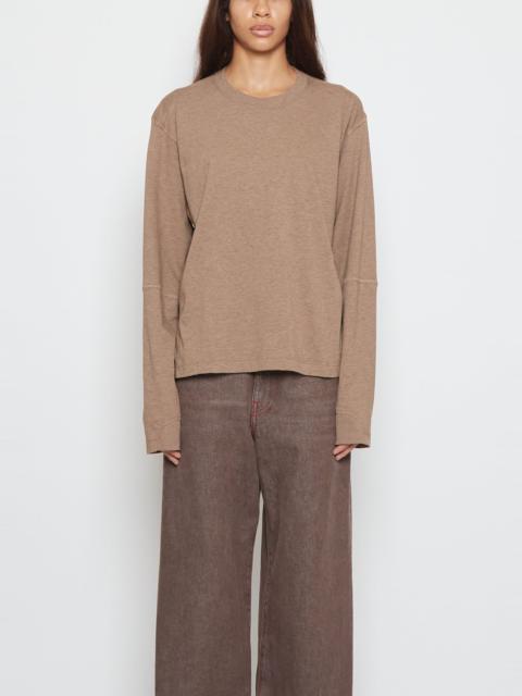 6397 Coverstitch Long-Sleeve Cotton Tee
