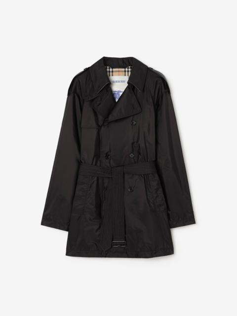 Burberry Mid-length Nylon Leadenham Trench Coat