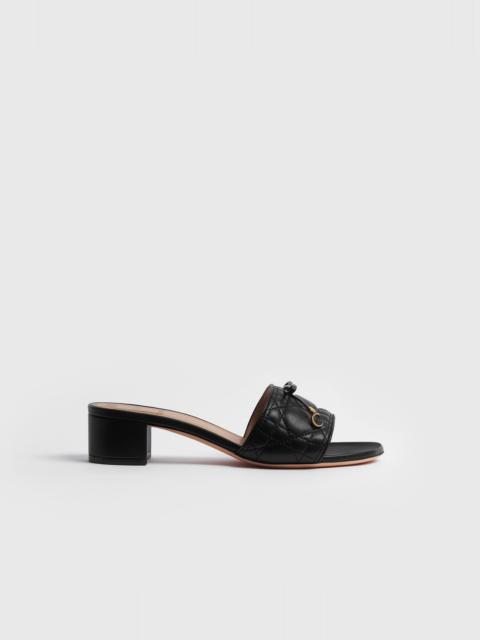Dior Dior Cannage Heeled Slide