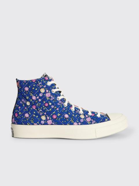 CONVERSE X BEYOND RETRO UPCYCLED FLORAL CHUCK 70 HI BLACK / RED / BLUE