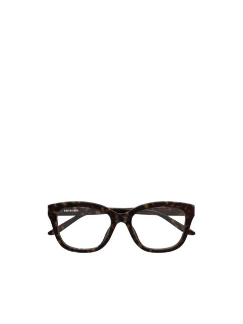 BALENCIAGA tortoiseshell-effect cat-eye glasses