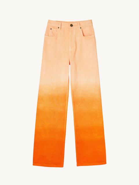 Sandro Straight-leg gradient-effect jeans